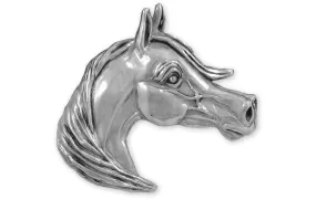 Arabian Horse Pendant Sterling Silver Handmade Arabian Horse Jewelry  ARB1-SLD