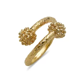 Better Jewelry Disco ball ends 10K Yellow Gold West Indian Ring