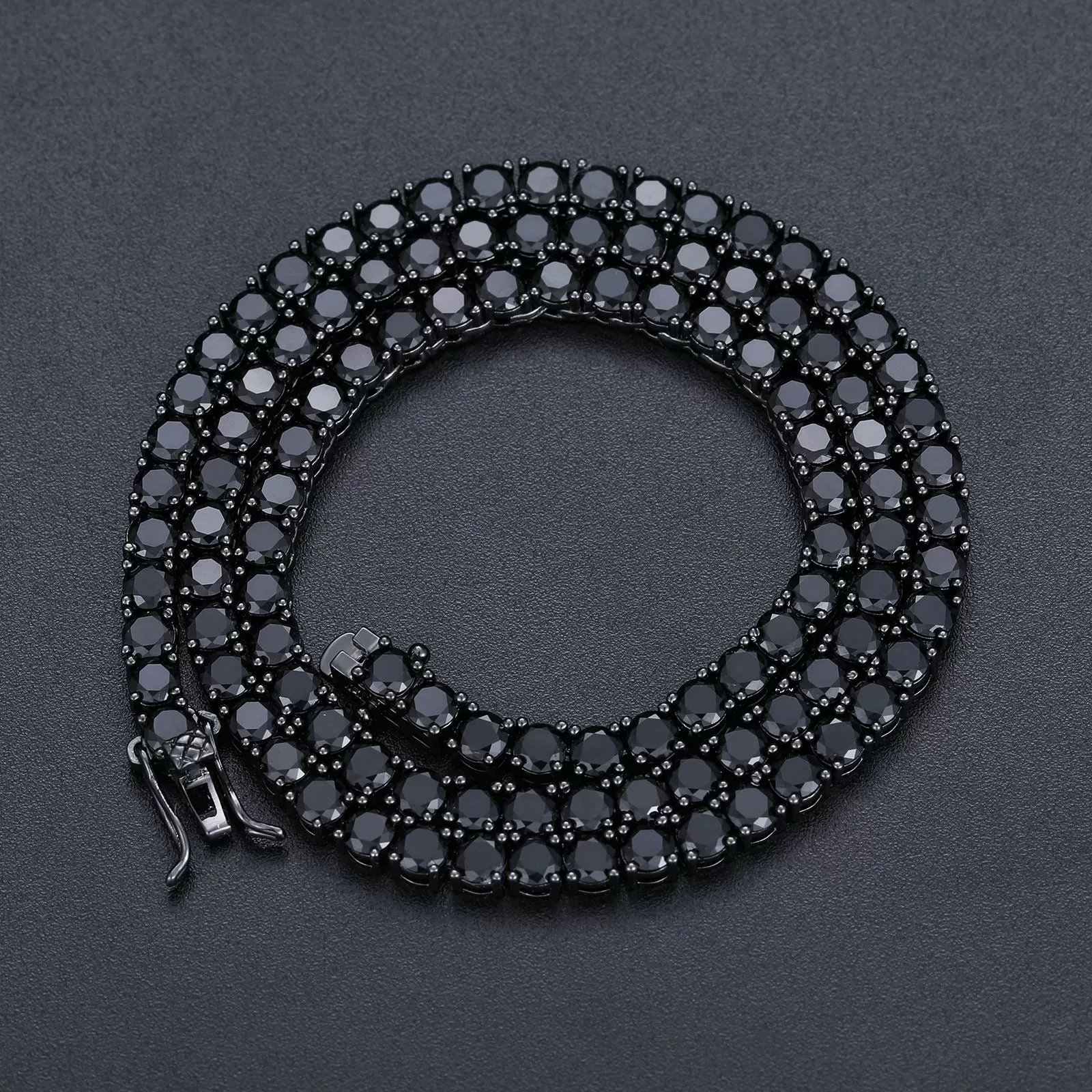 Black Tennis Chain Necklace/Bracelet