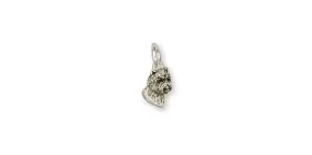 Cairn Terrier Charm Jewelry Sterling Silver Handmade Dog Charm CNWT9-C