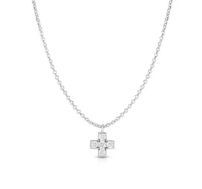 Diamond Cross Pendant Necklace