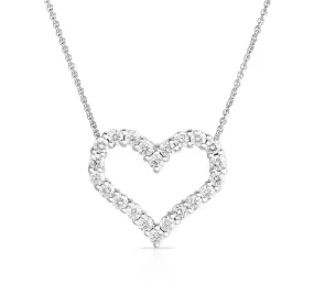 Diamond Heart Pendant Necklace