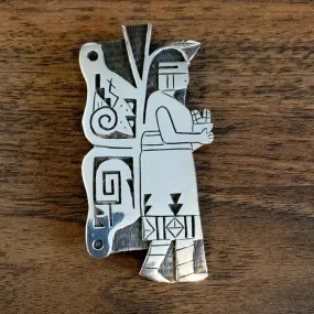 Hopi Butterfly Maiden Pin/Pendant