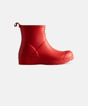 Hunter Womens Original Play Short Logo Red Boots