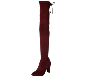 Pamela Slim Fit Over The Knee High Heel Boots