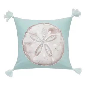 Textured Sand Dollar Pillow