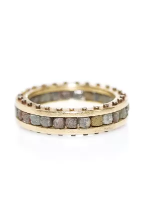 Todd Reed 18K Yellow Gold Raw Diamond Band