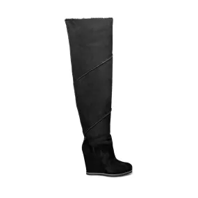 UGG Classic Mondri Over The Knee Black Boots - Women's